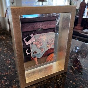 NWT Isola Galleria Gold Recessed Floating Picture Frame
